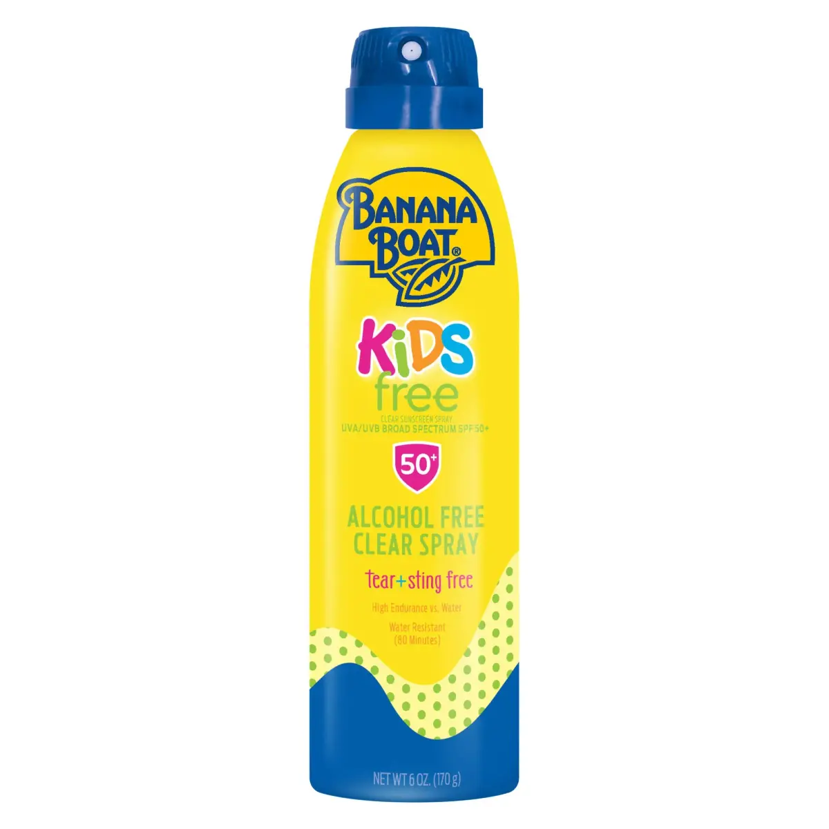 Banana Boat MAX Kids Sunscreen Spray SPF 100, 177ml (6 oz) | Pediatrician Tested for Sensitive Skin - main product image