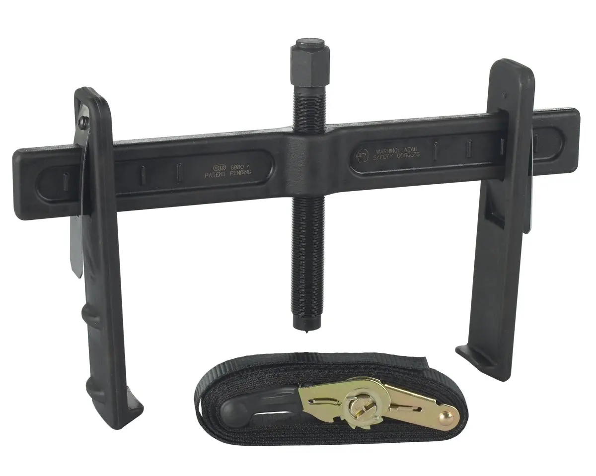 OTC 6980 Brake Drum and Rotor Puller - 12-3/4" Spread, 5" Reach | Heavy Duty Large Component Removal - main product image