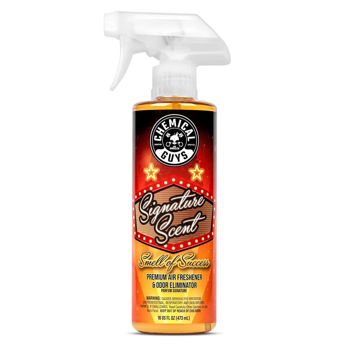 Chemical Guys Signature Scent Smell of Success Premium Air Freshener, 16 oz | Active Odor Elimination & Fresh Fragrance - main product image