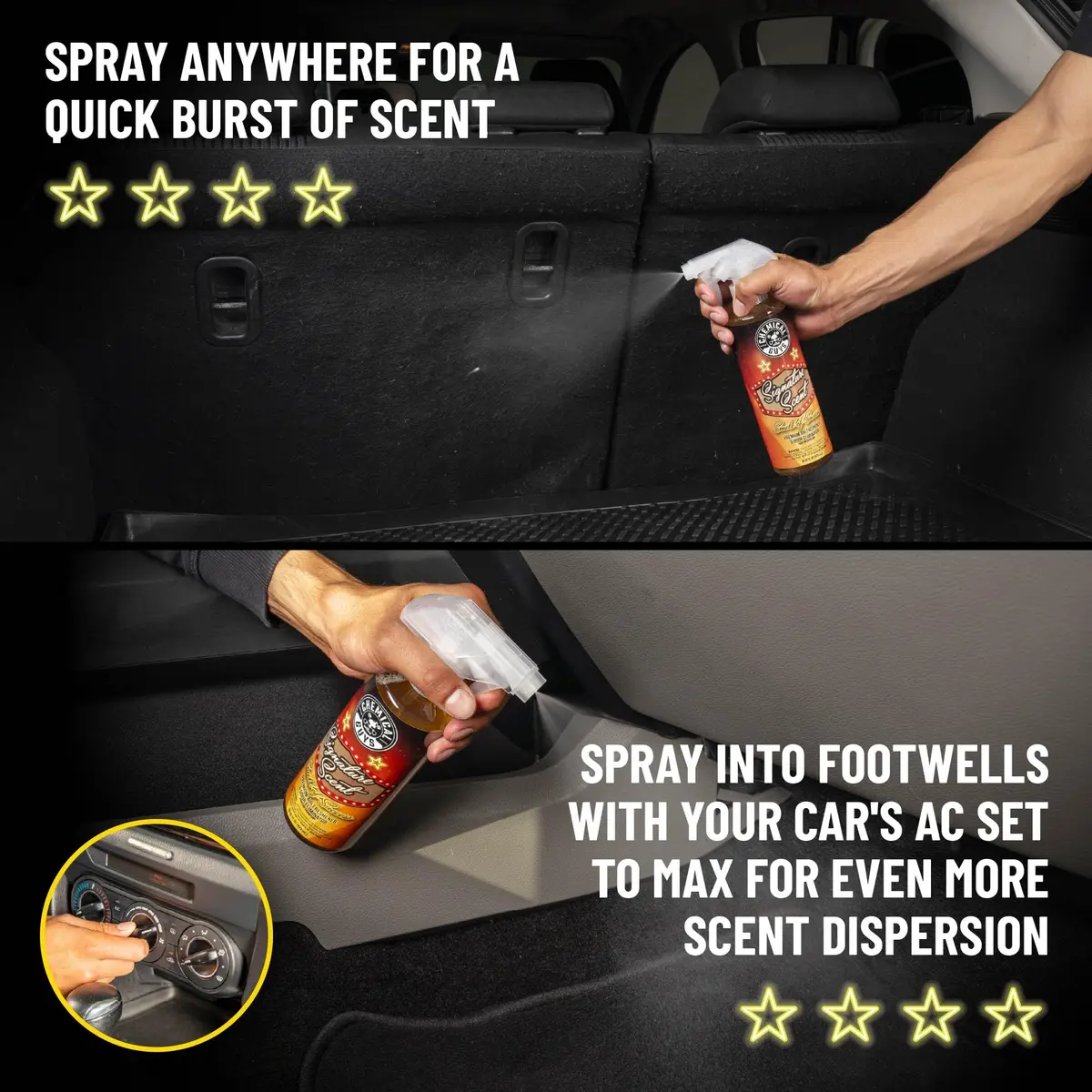 Chemical Guys Signature Scent Smell of Success Premium Air Freshener, 16 oz | Active Odor Elimination & Fresh Fragrance - view 2