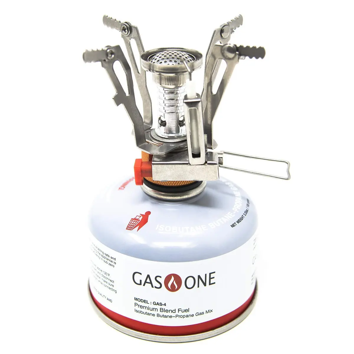 Gas One 4oz Isobutane Camping Fuel Canister | All-Season Blend for Backpacking Stoves - view 3