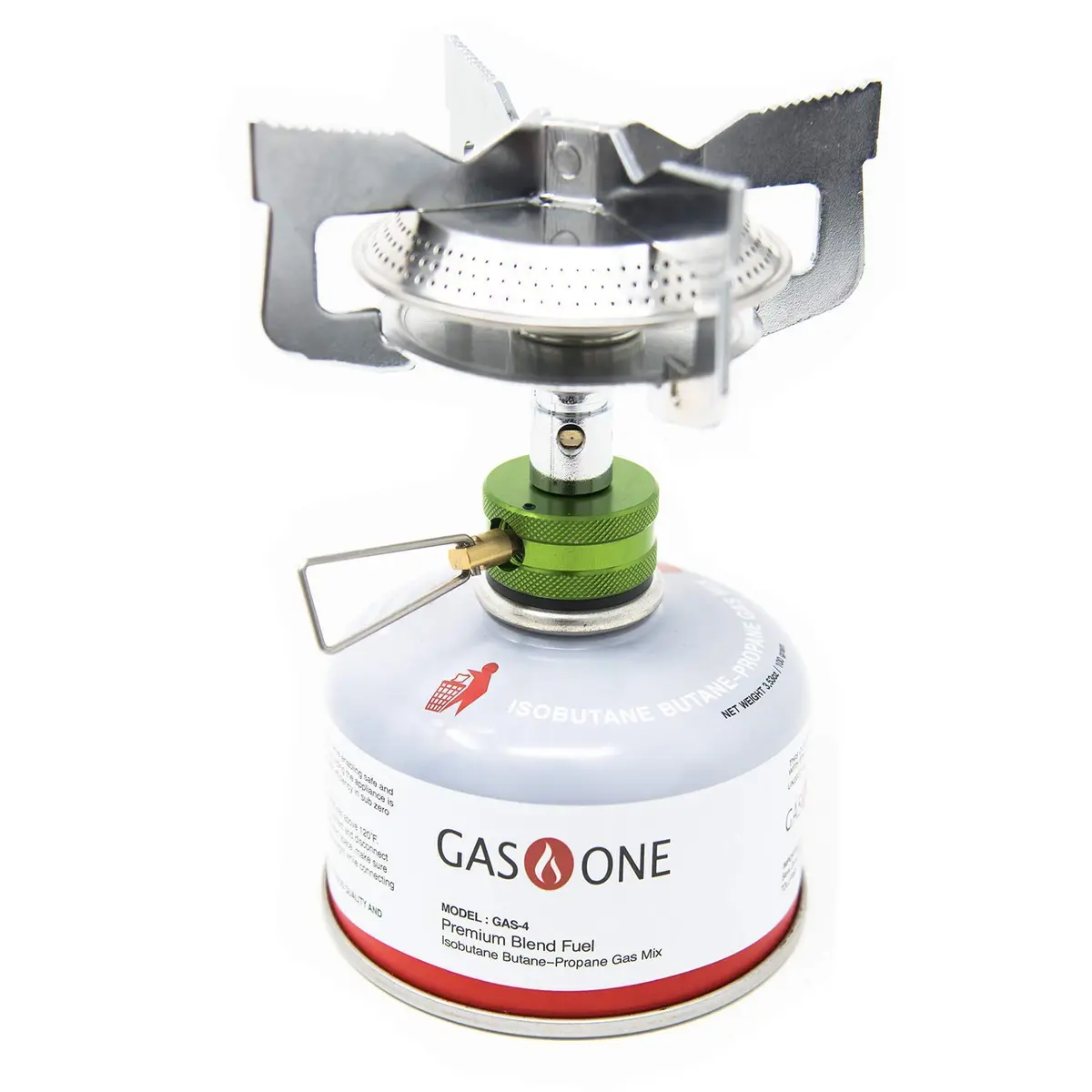 Gas One 4oz Isobutane Camping Fuel Canister | All-Season Blend for Backpacking Stoves - view 4