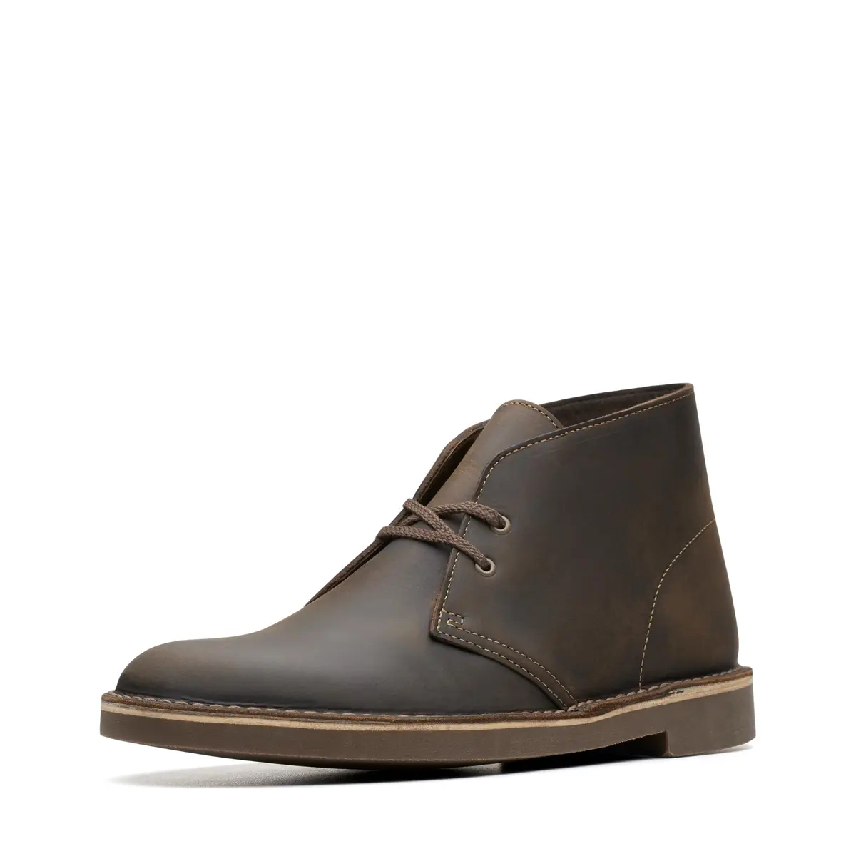 Clarks Collection Mens Bushacre 2 Ankle Boots Beeswax Leather 13 Medium US | Classic Casual Ankle Boot - main product image