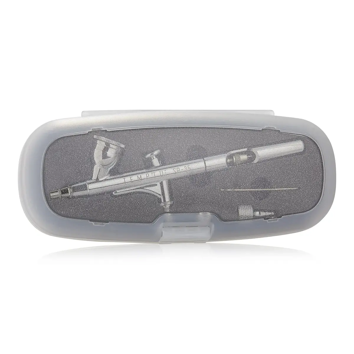 TEMPTU SP-35 Gravity Feed Airbrush Gun | Dual Action Trigger | 0.35mm Needle | Professional for Face, Body & Fine Detail Work | Includes Storage Case - view 3