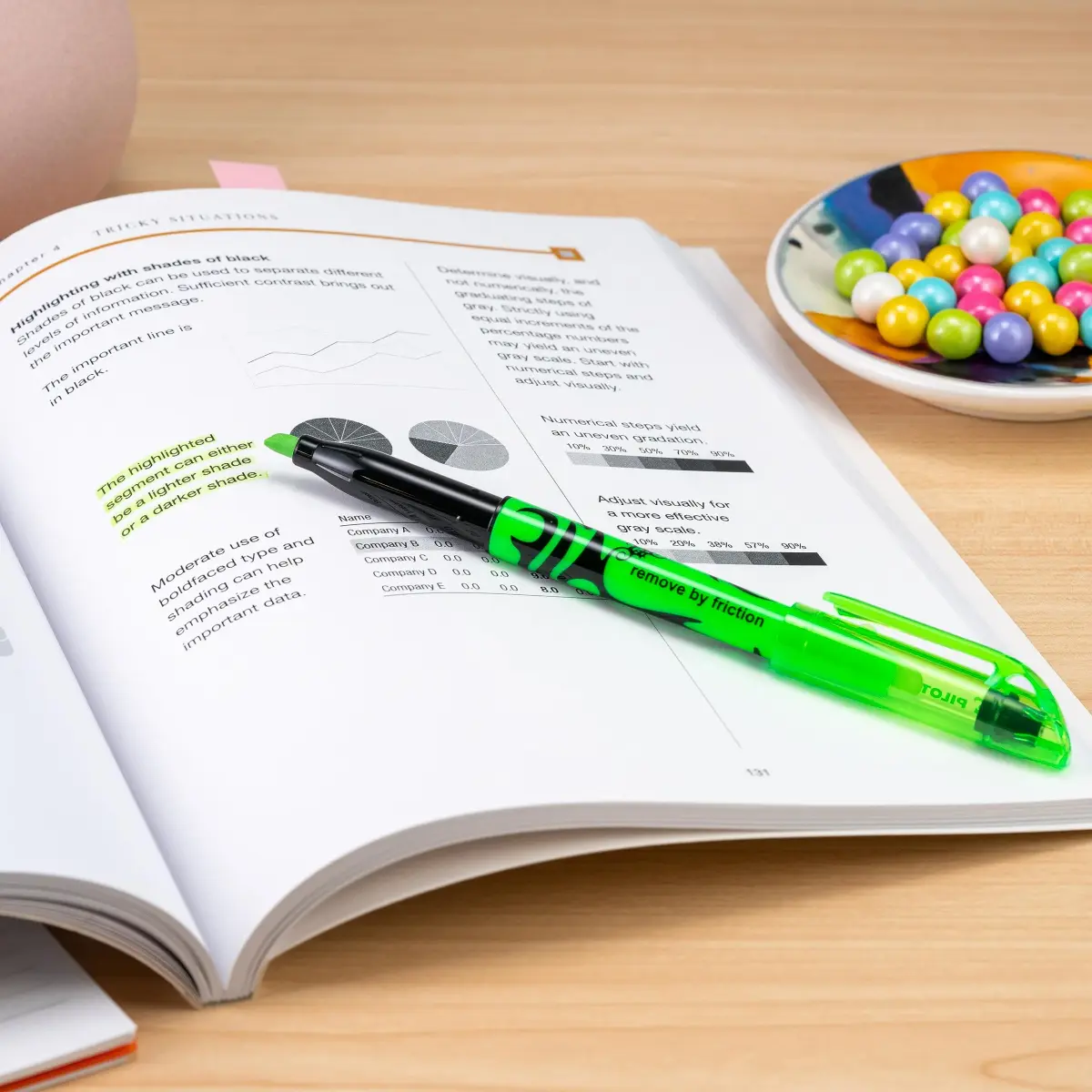 PILOT FriXion Light Pastel Collection Erasable Highlighters, Green, 12 Count | Erasable Ink for Clean Notes - view 7