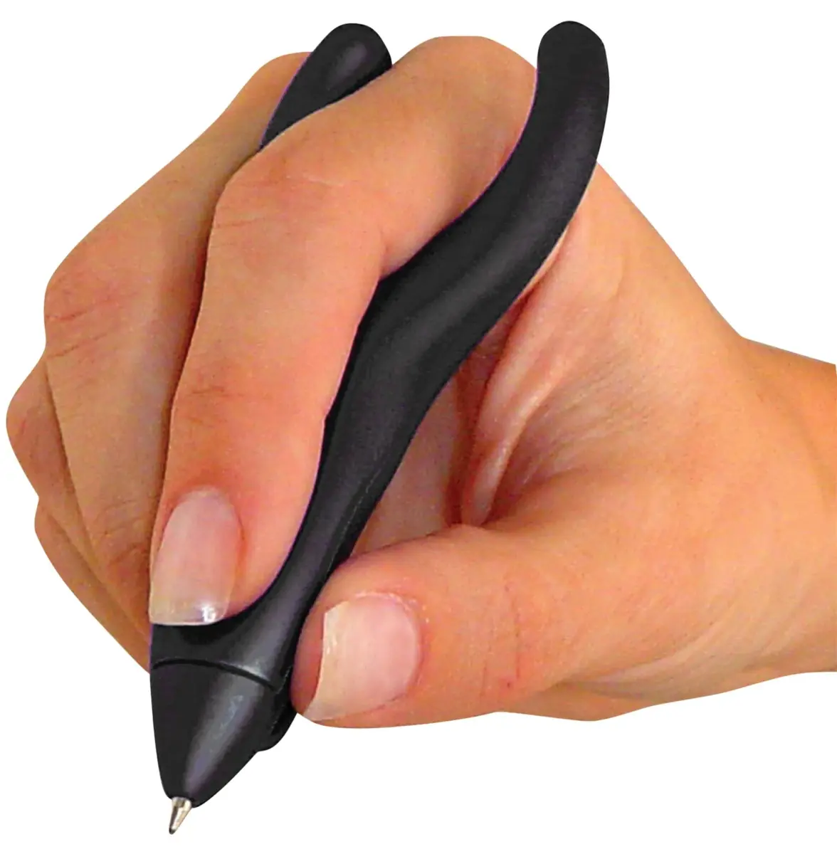 PenAgain ErgoSof Retractable Ballpoint Pen, Black | Ergonomic Grip for Pain Relief - view 3
