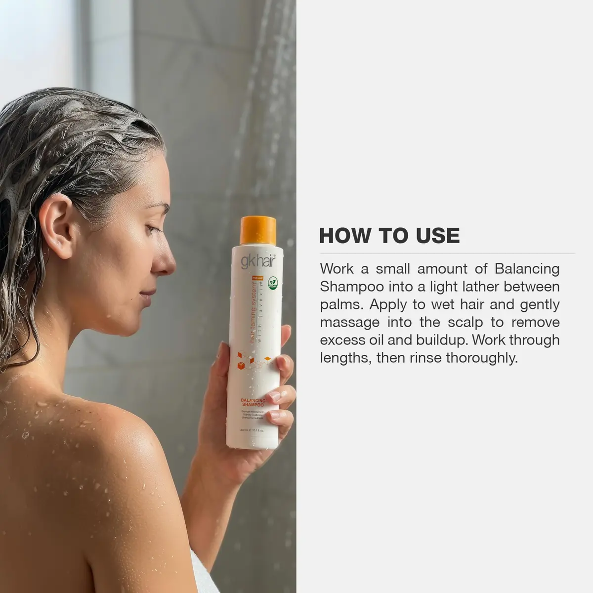GK HAIR Balancing Shampoo 10.1 Fl Oz | Sulfate-Free for Oily, Dry & Flaky Scalp - view 7