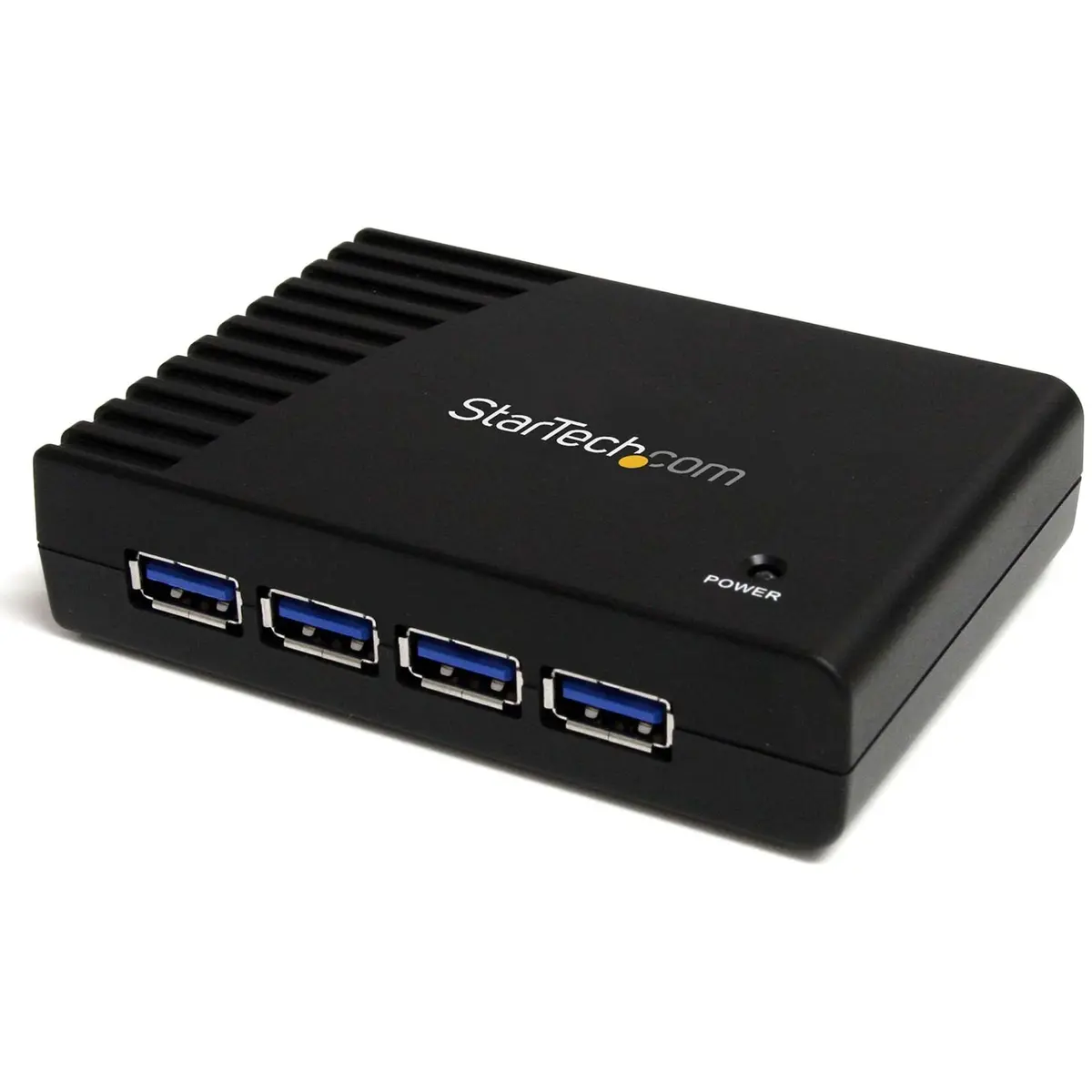 StarTech.com 4-Port USB-A Hub, 5Gbps, Power Adapter Included (ST4300USB3) | Compact SuperSpeed USB Hub for PCs & Laptops - main product image