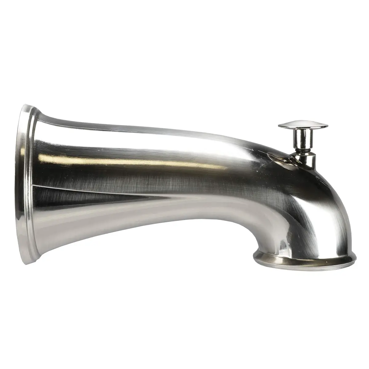 Danco 10316 6 Inch Length Pull Up Diverter Brushed Nickel | Modern Bathroom Tub Spout - main product image