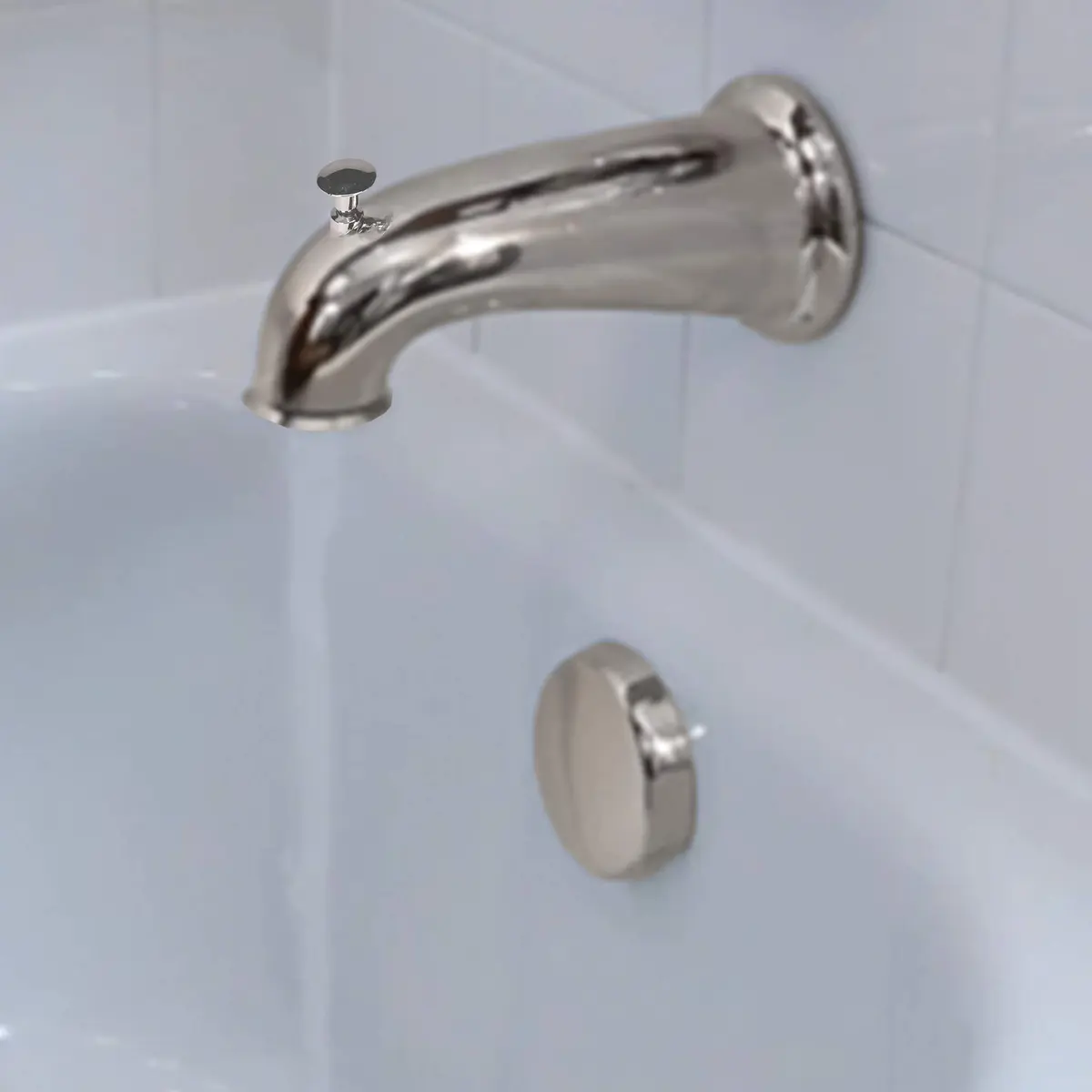Danco 10316 6 Inch Length Pull Up Diverter Brushed Nickel | Modern Bathroom Tub Spout - view 7