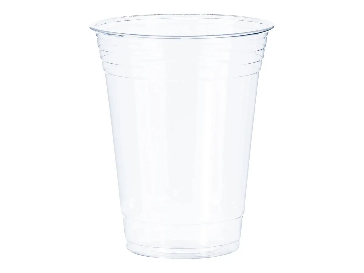 Solo Clear 16 oz Drinking Cup | Disposable, Multi-Layer, Crack-Resistant for Parties & Events - main product image