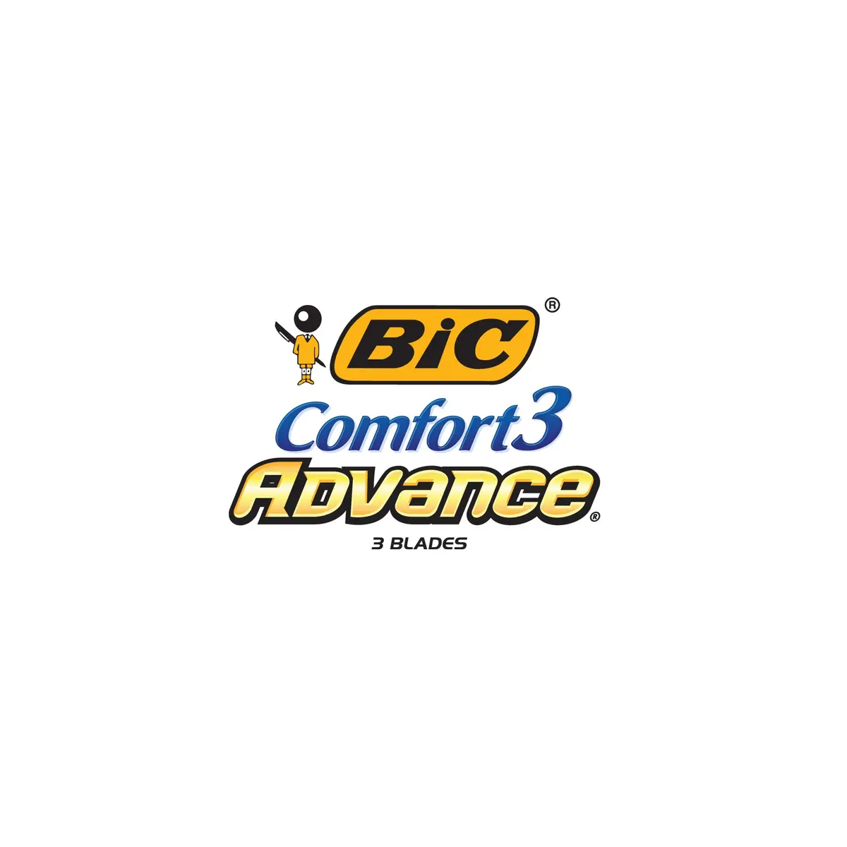 BIC Comfort 3 Advance Disposable Razors for Men, 4 Piece Set | Close & Comfortable Shave with Aloe & Vitamin E - view 3