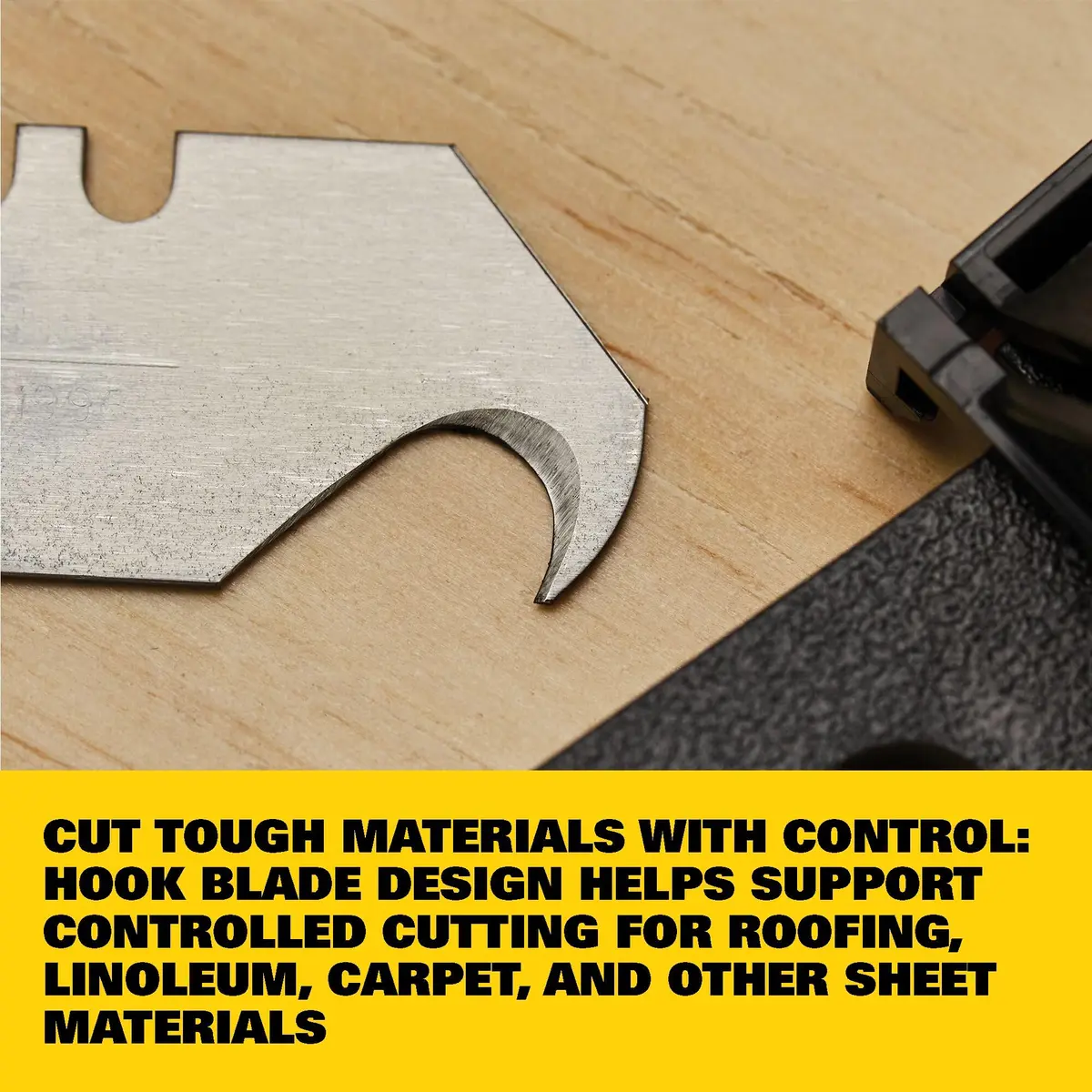STANLEY Large Hook Blades for Utility Knife 50pk | Controlled Cutting for Tough Materials - view 2