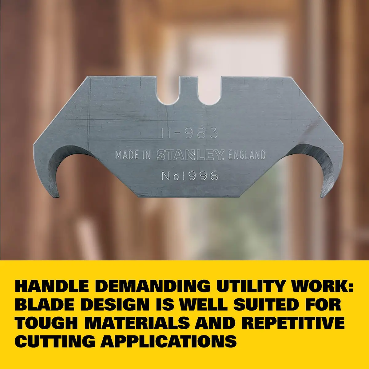 STANLEY Large Hook Blades for Utility Knife 50pk | Controlled Cutting for Tough Materials - view 4