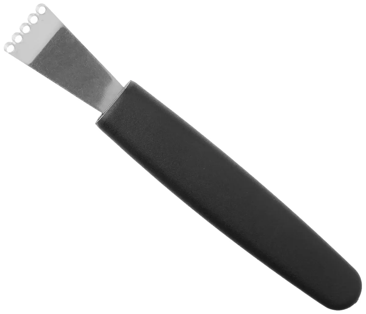Mercer Culinary Citrus Zester - bulk packed,Black | Professional stainless steel tool for zesting & garnishing - main product image
