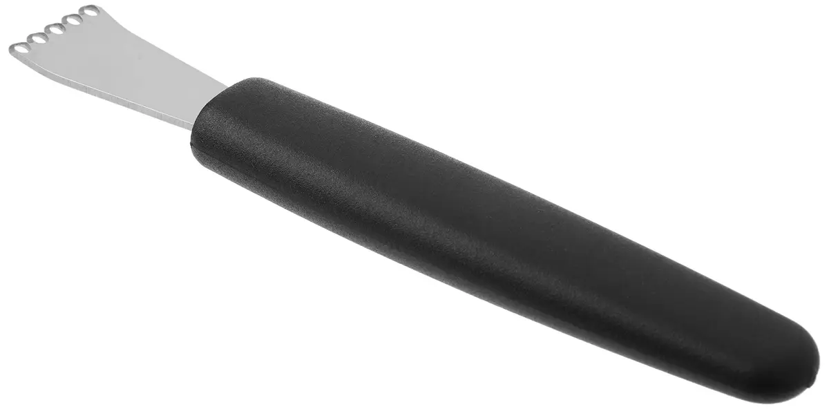 Mercer Culinary Citrus Zester - bulk packed,Black | Professional stainless steel tool for zesting & garnishing - view 2