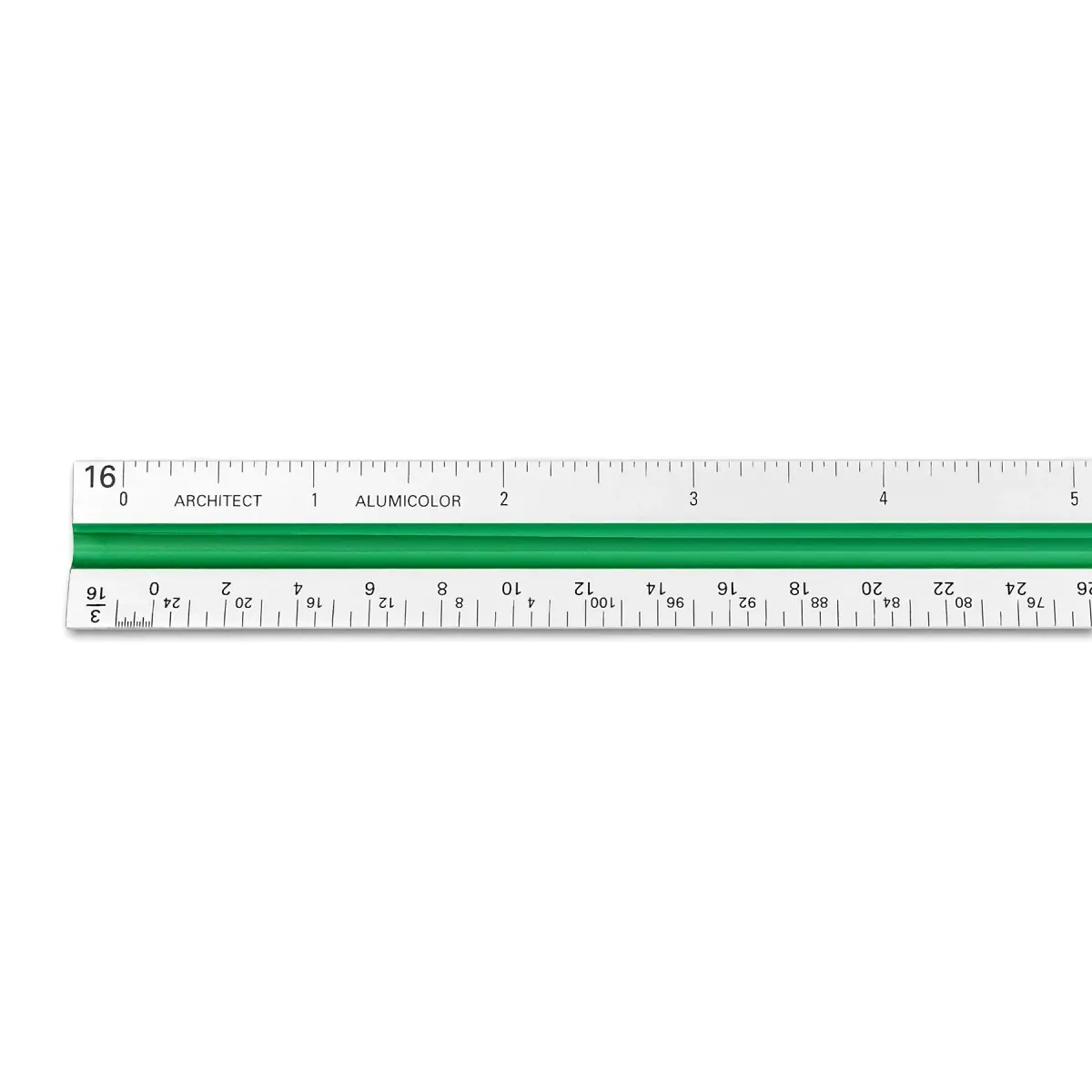 Alumicolor Aluminum Architect Drafting Scale 30cm (12IN) | Color-Coded Calibrations - view 2