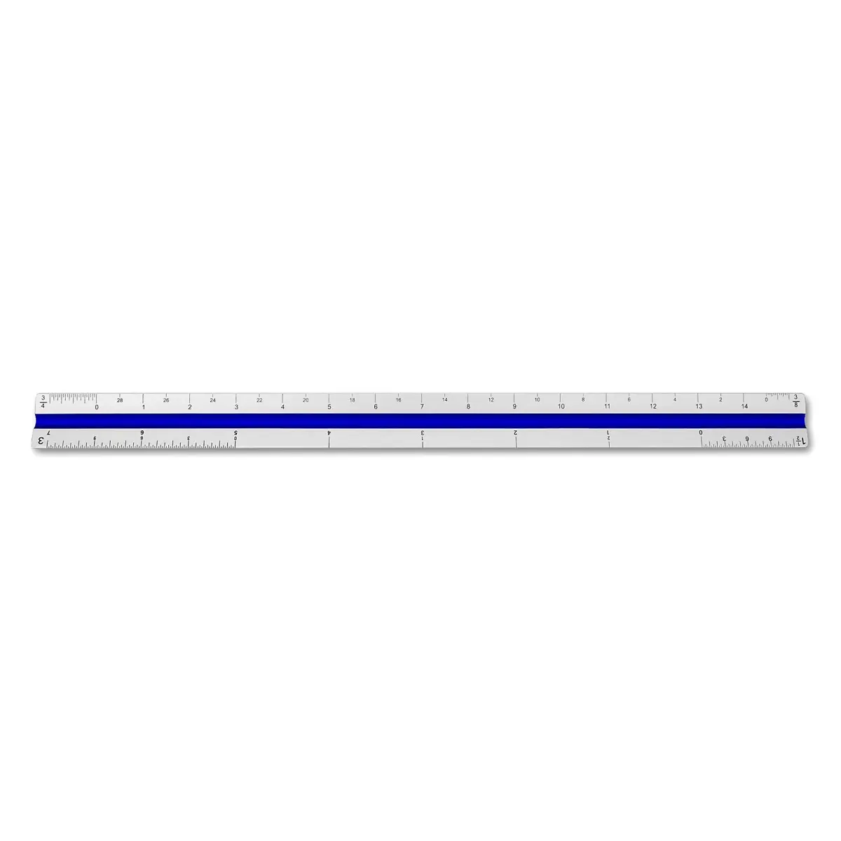Alumicolor Aluminum Architect Drafting Scale 30cm (12IN) | Color-Coded Calibrations - view 4