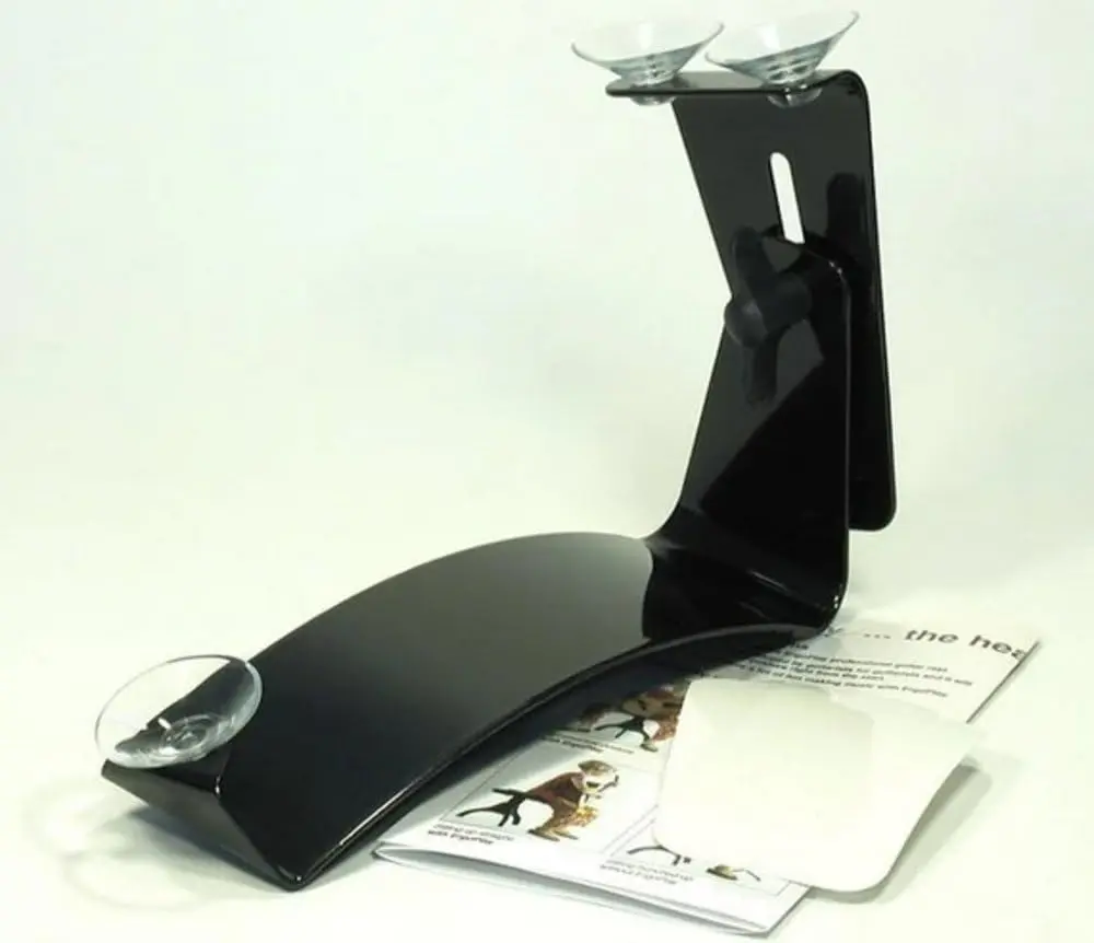 GEWA Ergoplay Guitar Rest Professional Black | Metal Construction with Suction Cups - view 2