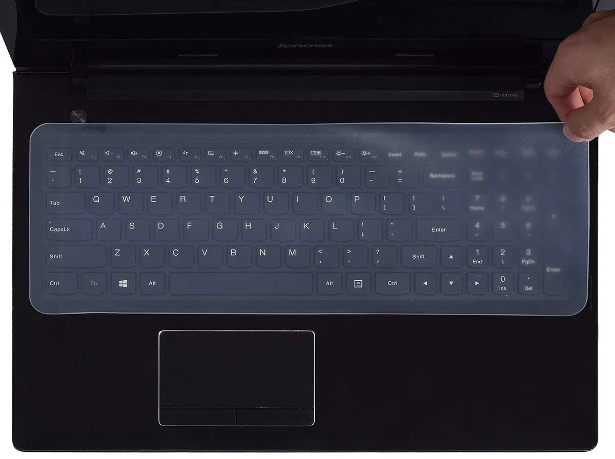 Goliton Universal Silicone Keyboard Protector Skin for Laptop 15.6-17.3 inch | Waterproof & Washable - main product image