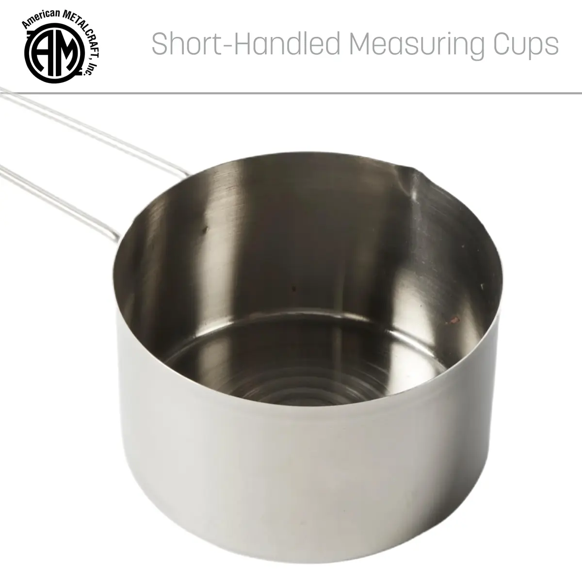 American Metalcraft 1-1/2 Cup Stainless Steel Measuring Cup | Durable, Precise & Rust-Resistant - view 5