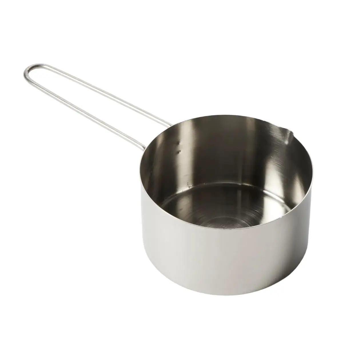 American Metalcraft Stainless Steel Measuring Cup 1.25 Cup | Sturdy Wire Handle, Dishwasher Safe - main product image