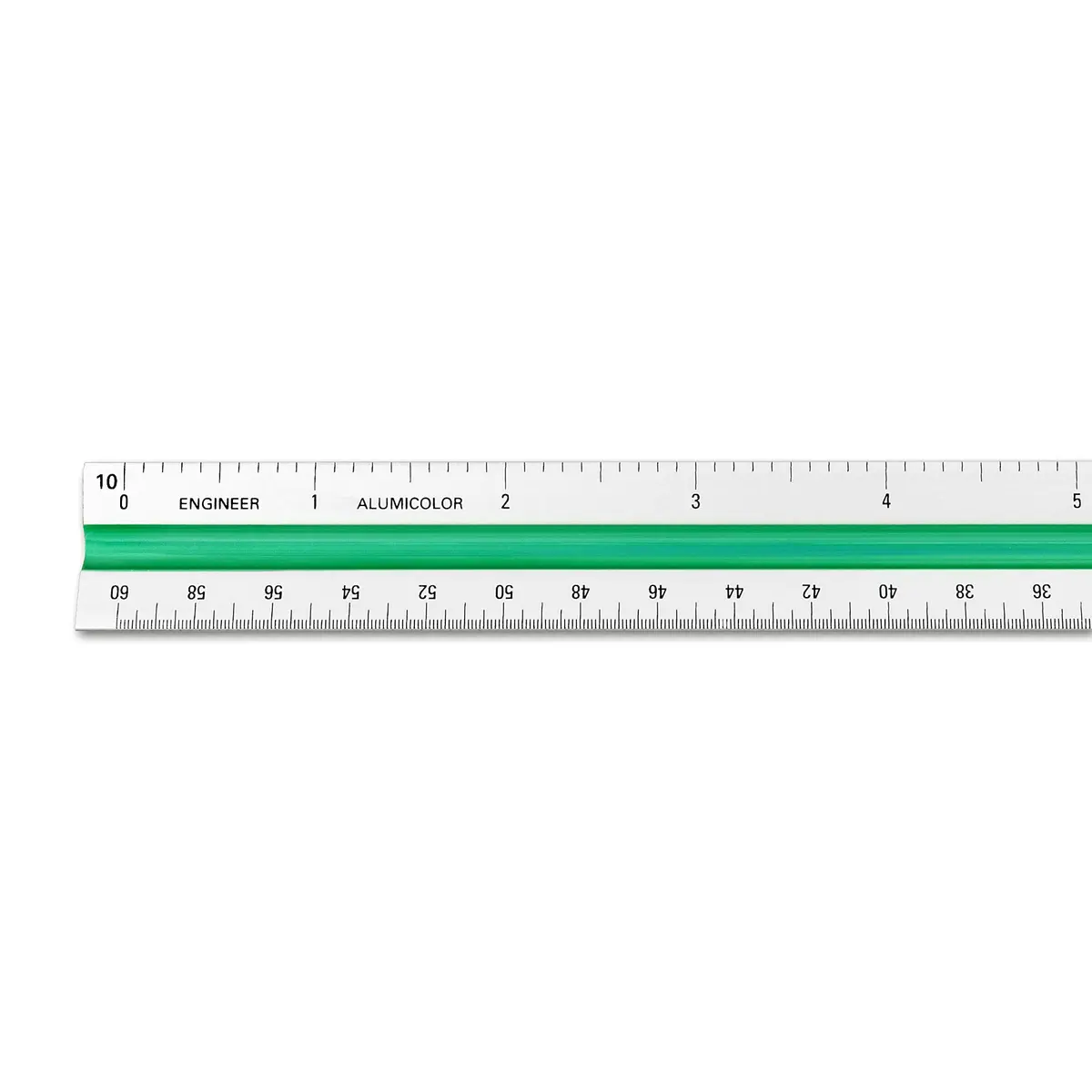 Alumicolor Aluminum Engineer Color-Coded Drafting Scale 12in (30.48cm) | Precision Engineering Tool - view 2