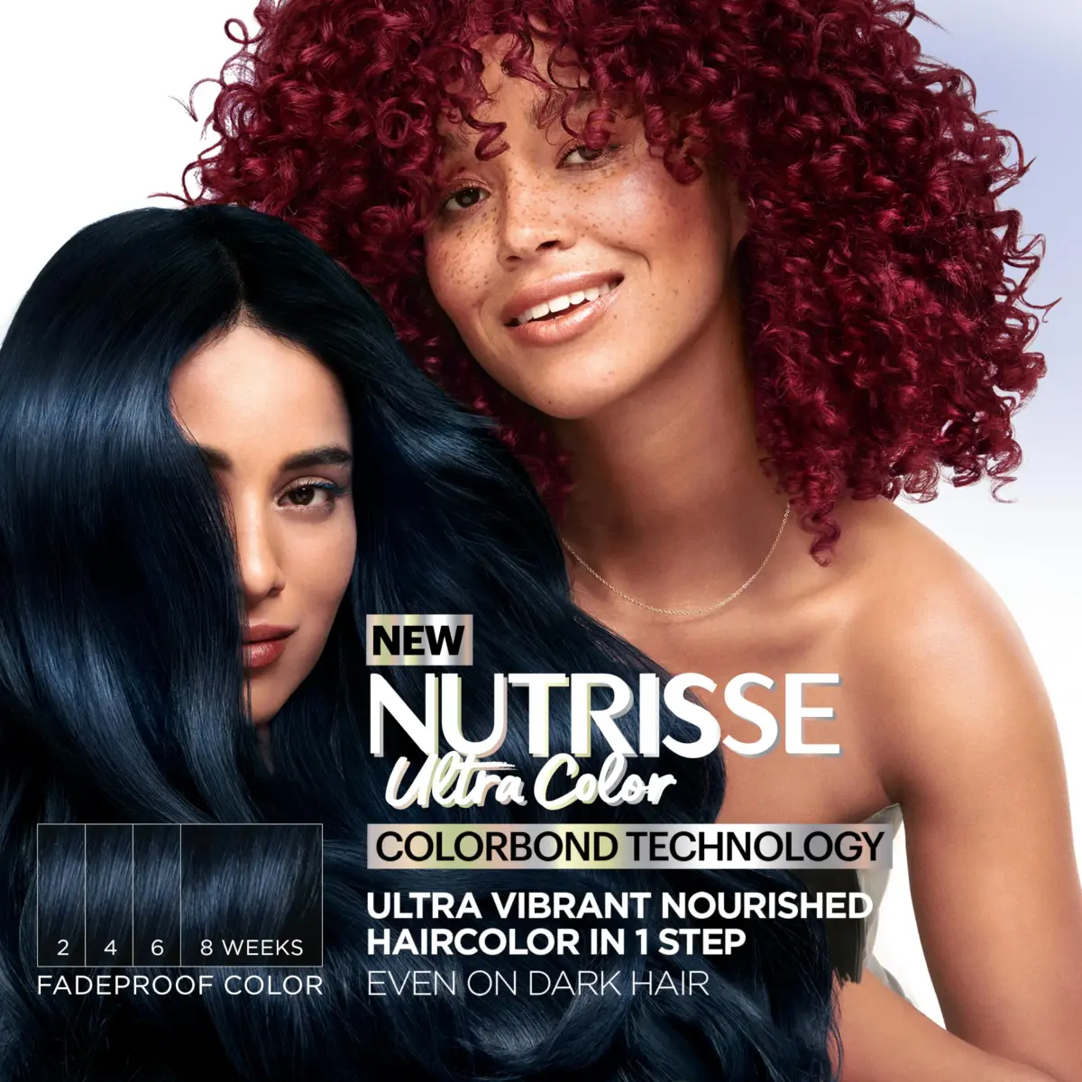 Garnier Nutrisse Ultra Color Permanent Hair Dye BL21 Blue Black (Blackberry Mojito) | Vegan & Cruelty-Free - view 2