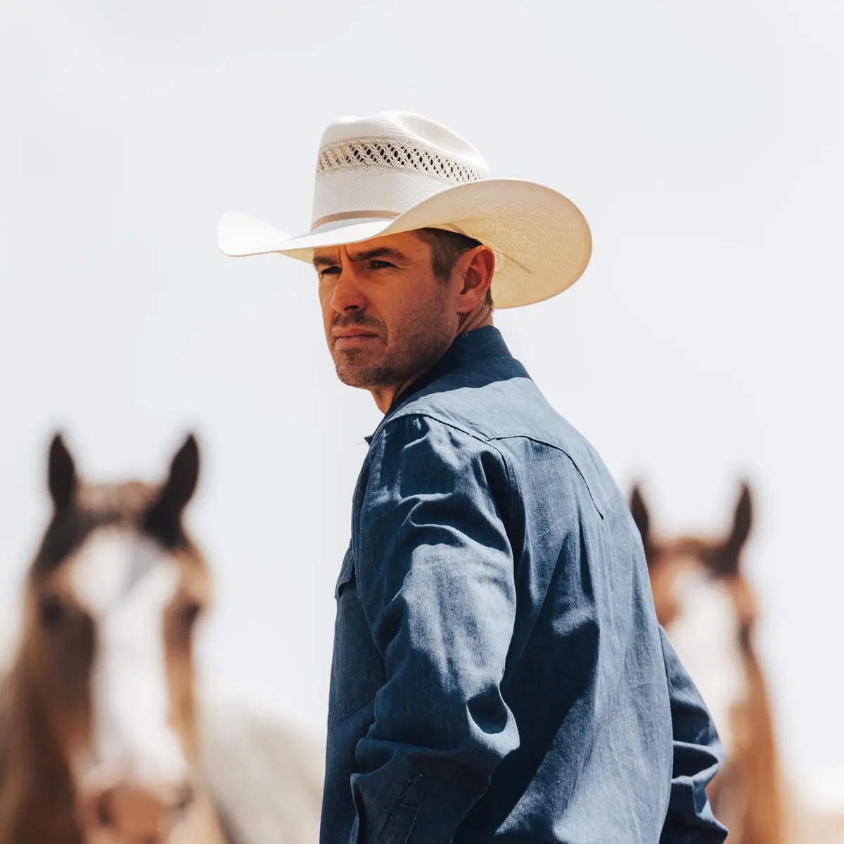 RESISTOL Wildfire 30 Profile Straw Cowboy Hat 6 3/4 Natural | Handcrafted Cowboy Headwear for Men - view 2