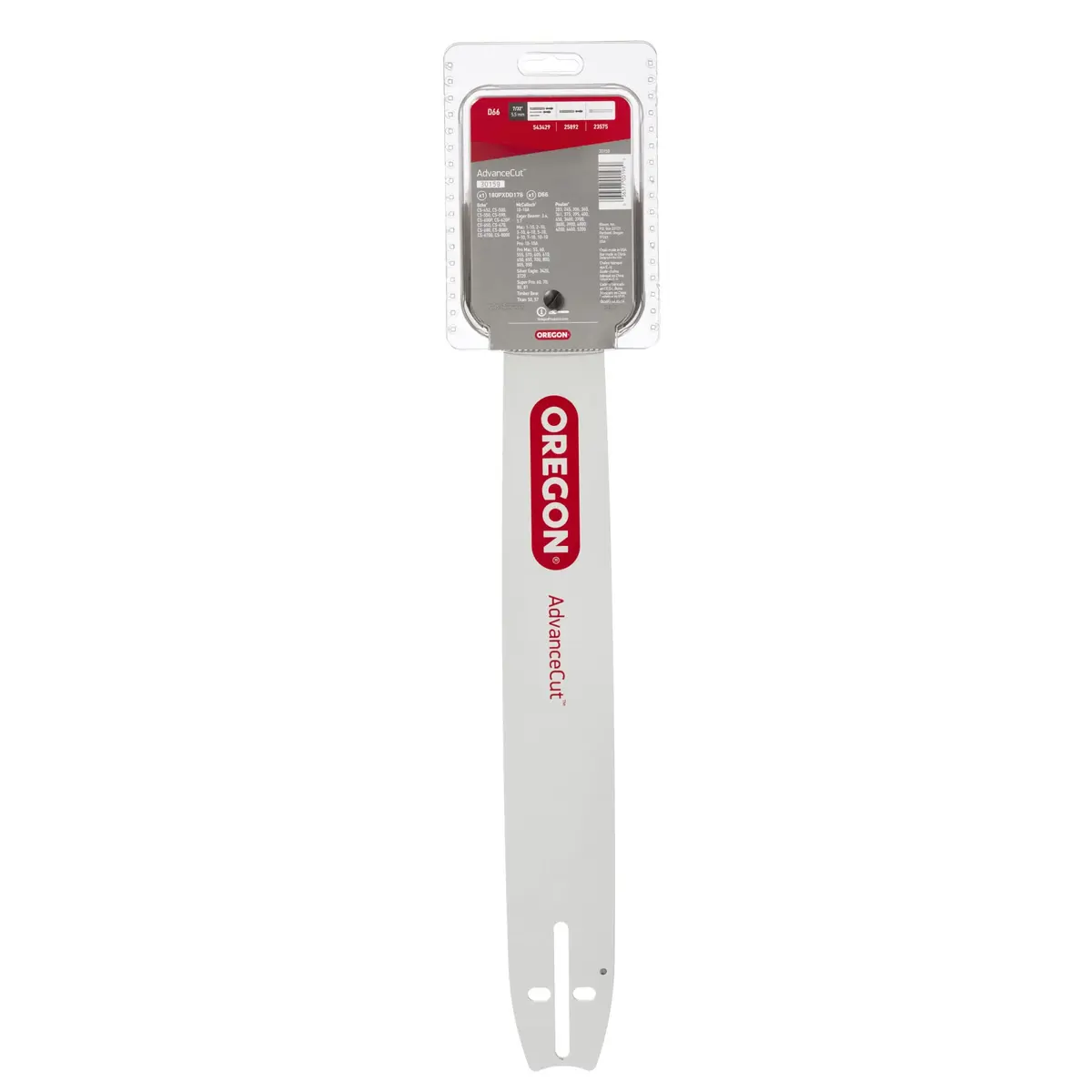 Oregon 18" Bar & Chainsaw Chain Combo, 3/8" Pitch, .050" Gauge, 66 Drive Links | Full Chisel Cutters for Smooth Cutting - view 4