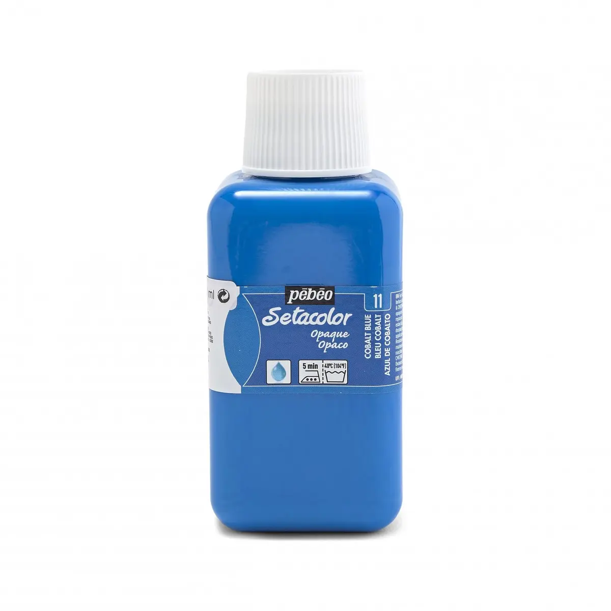 Pebeo Setacolor Opaque Fabric Paint 250ml Bottle | Vibrant, Water-Resistant, Fixes with Iron or Oven - main product image