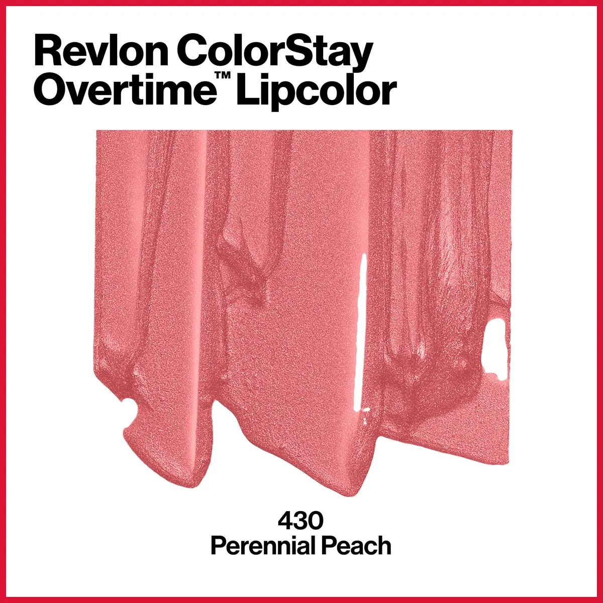 Revlon Liquid Lipstick with Clear Lip Gloss, ColorStay Overtime Lipcolor, Dual Ended with Vitamin E, 410 Perennial Peach, 0.07 Fl Oz - view 2