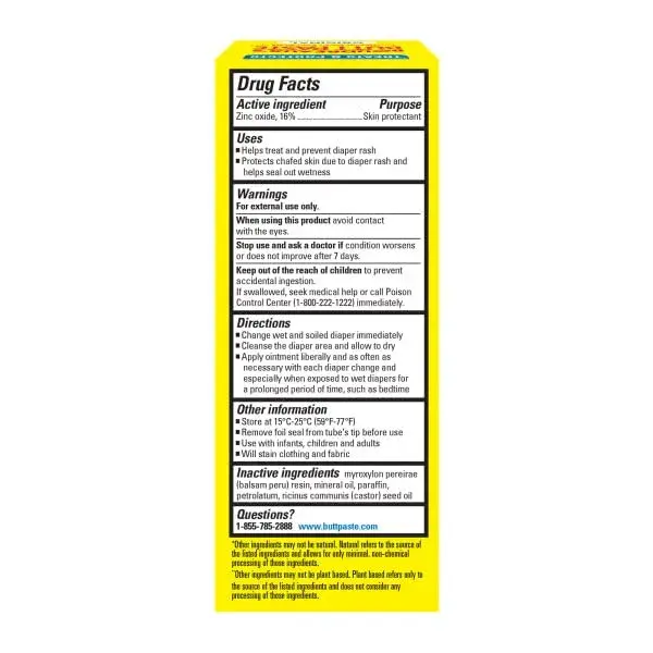 Boudreaux's Butt Paste Original Diaper Rash Ointment 12 oz (2 oz Tubes, Pack of 6) | Pharmacist-Developed Skin Protectant - view 8