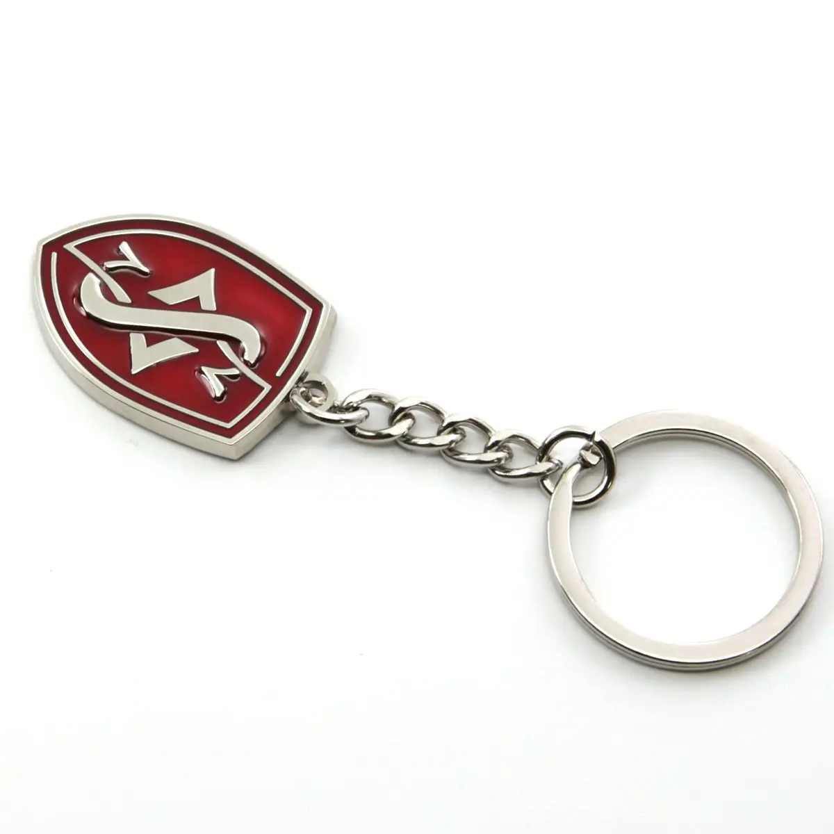 Rotary13B1 Silvia Logo Keychain - Red | Double Sided Logo, 25mm x 35mm, Unisex - view 5