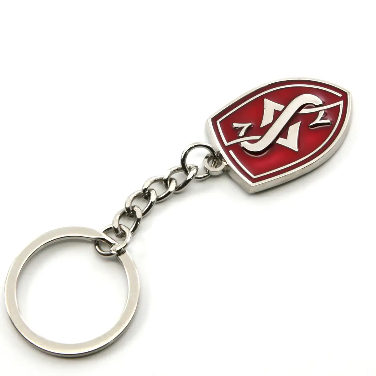Rotary13B1 Silvia Logo Keychain - Red | Double Sided Logo, 25mm x 35mm, Unisex - view 4