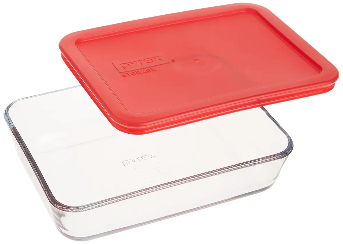 Pyrex 3-Cup Rectangular Glass Food Storage Container with Lid, 712ml (24 Fl Oz) | Airtight & Leak-Resistant for Indian Kitchens - view 4