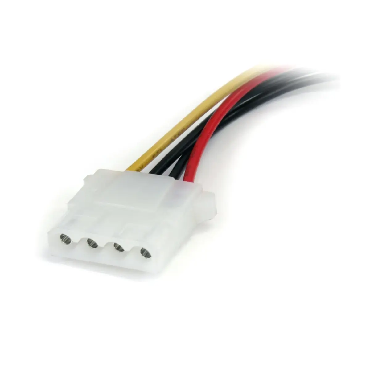 StarTech.com 6 inch SATA to LP4 Power Adapter Cable, Black | Connects IDE Drives to SATA Power - view 3