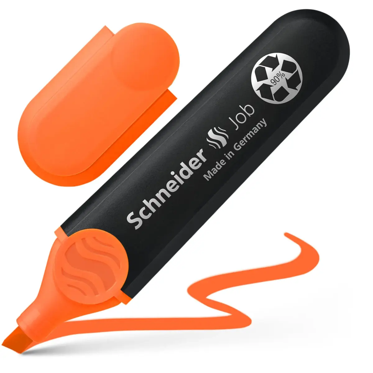 Schneider Job Highlighter Chisel Tip 1-5mm Orange Ink 10-Pack | Fade-Resistant & Light-Resistant - view 5