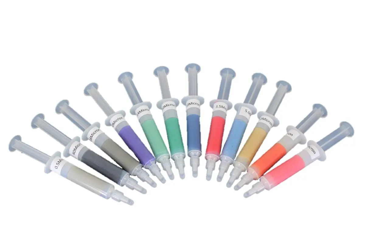 TEMO Diamond Lapping Paste Set 0.5-40 Micron | Jewelry, Metal, Glass Polish with US Import Quality - main product image