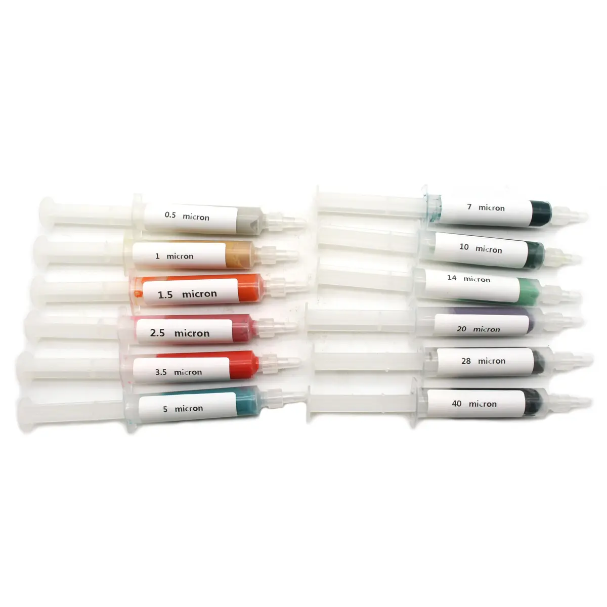 TEMO Diamond Lapping Paste Set 0.5-40 Micron | Jewelry, Metal, Glass Polish with US Import Quality - view 2
