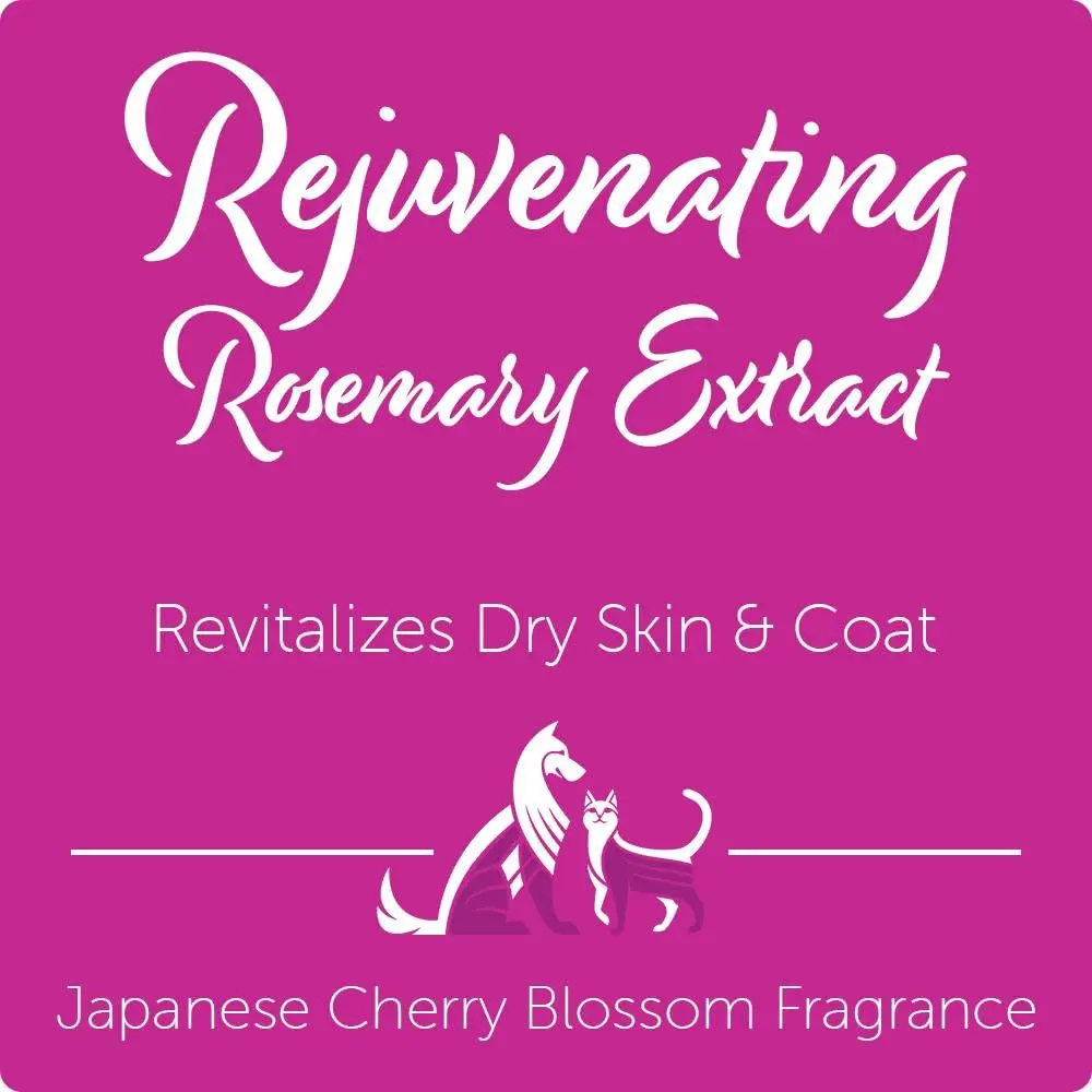 Nootie Japanese Cherry Blossom Pet Shampoo for Sensitive Skin 473ml (16 fl oz) | Revitalizes Dry Skin & Coat - view 4