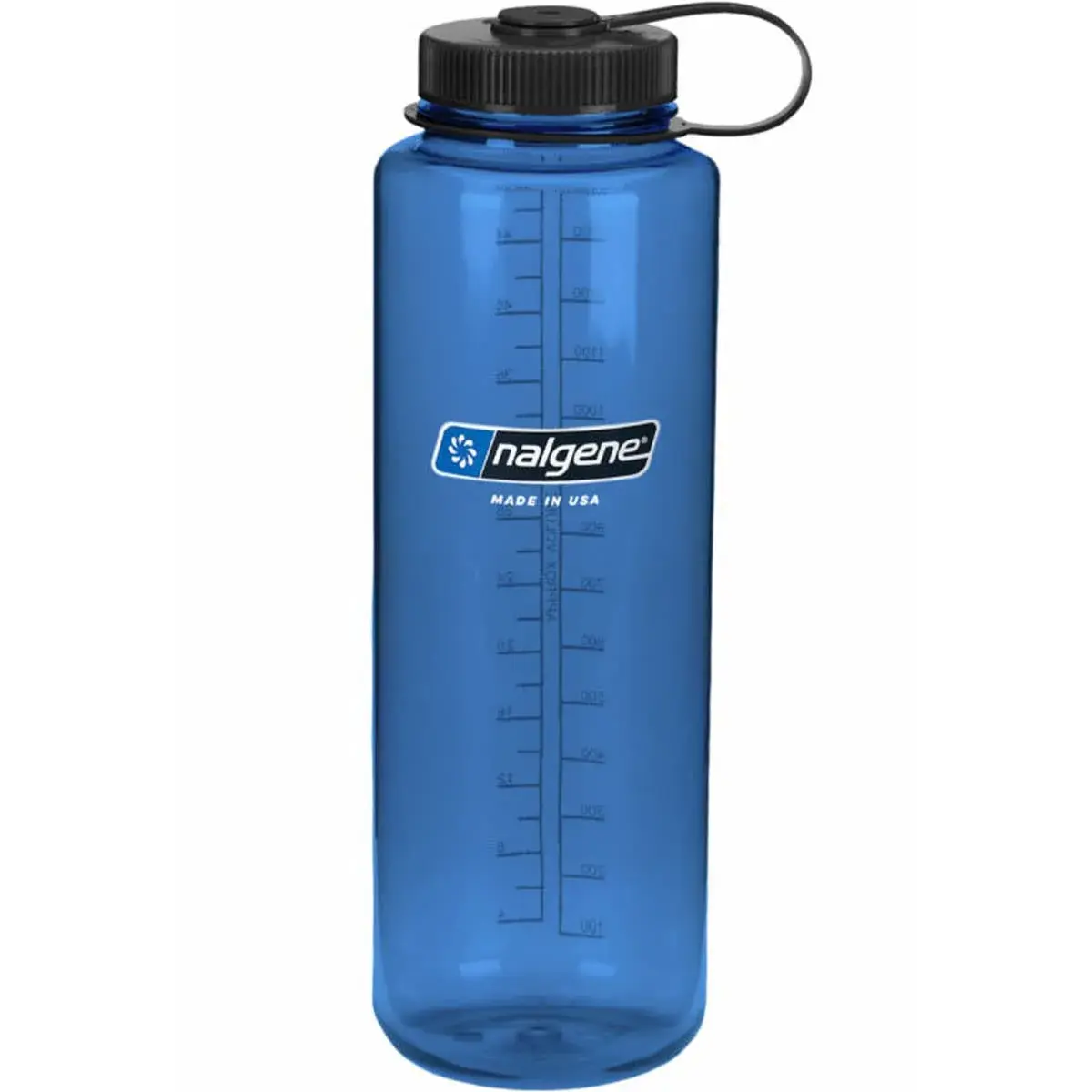 Nalgene Titan Wide Mouth Water Bottle, Blue, 1420ml (48oz) | BPA-Free Tritan Plastic, Leakproof, Made in USA - main product image