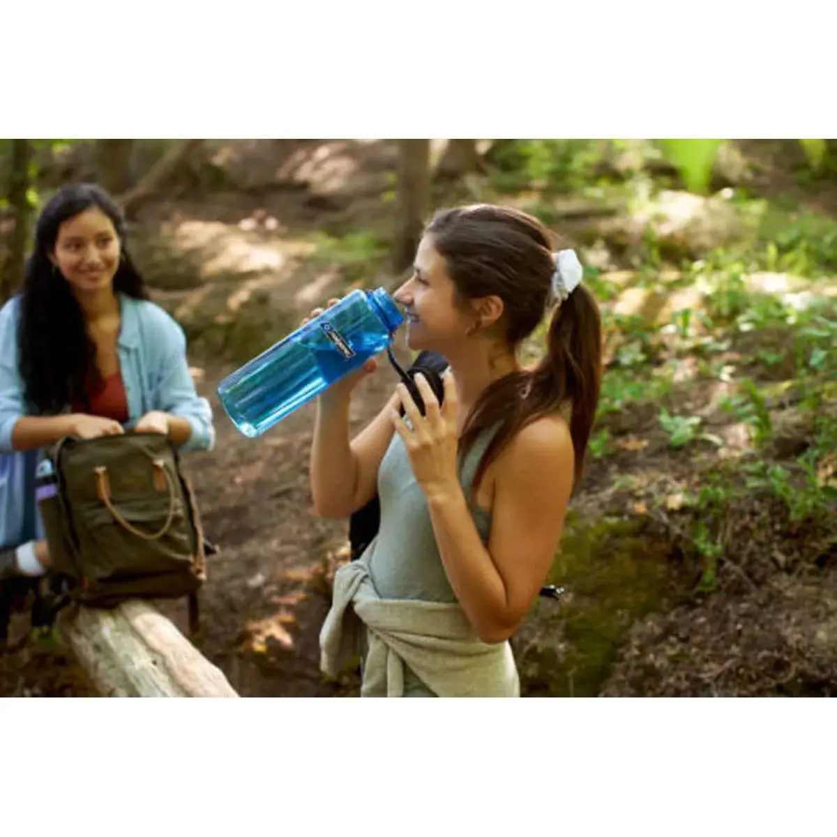 Nalgene Titan Wide Mouth Water Bottle, Blue, 1420ml (48oz) | BPA-Free Tritan Plastic, Leakproof, Made in USA - view 2