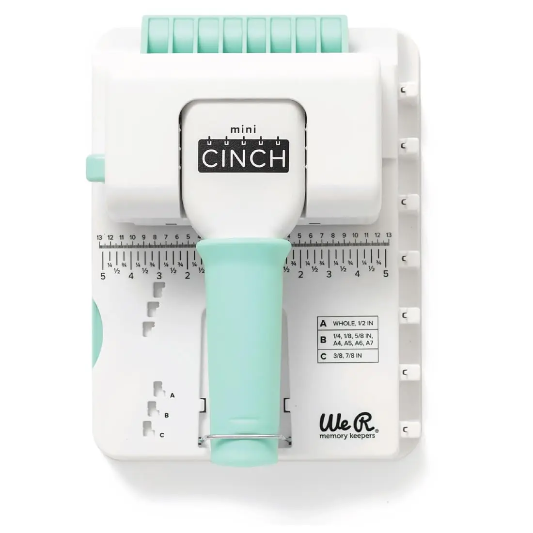 We R Memory Keepers Mini Cinch Bookbinding Machine - Small Craft Tool Compatible with Wire or Spiral Coils - Make Professional Books, Notebooks, Calendars, and Journals | Art & Craft Supply - main product image