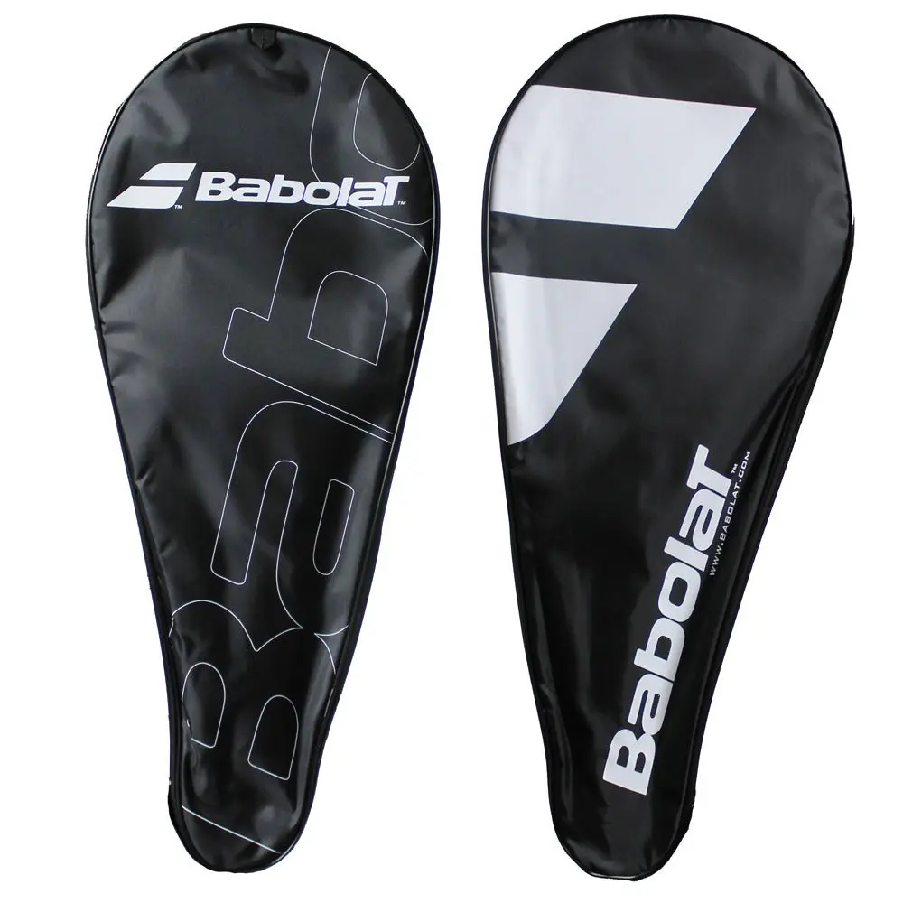 Babolat Tennis Racquet Cover with Shoulder Strap Nylon Black/White | Protects & Transports Your Racquet - main product image