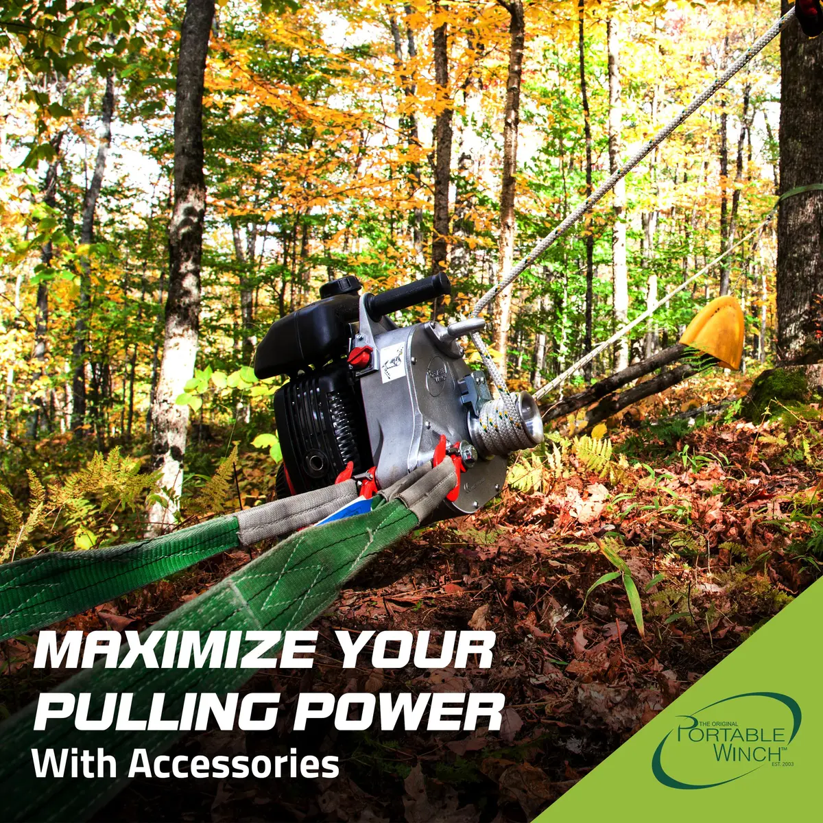 Portable Winch PCW5000 Gas Capstan Winch 35 lbs | 2,200 lbs Capacity, Honda GXH50 Engine, Unlimited Distance - view 6