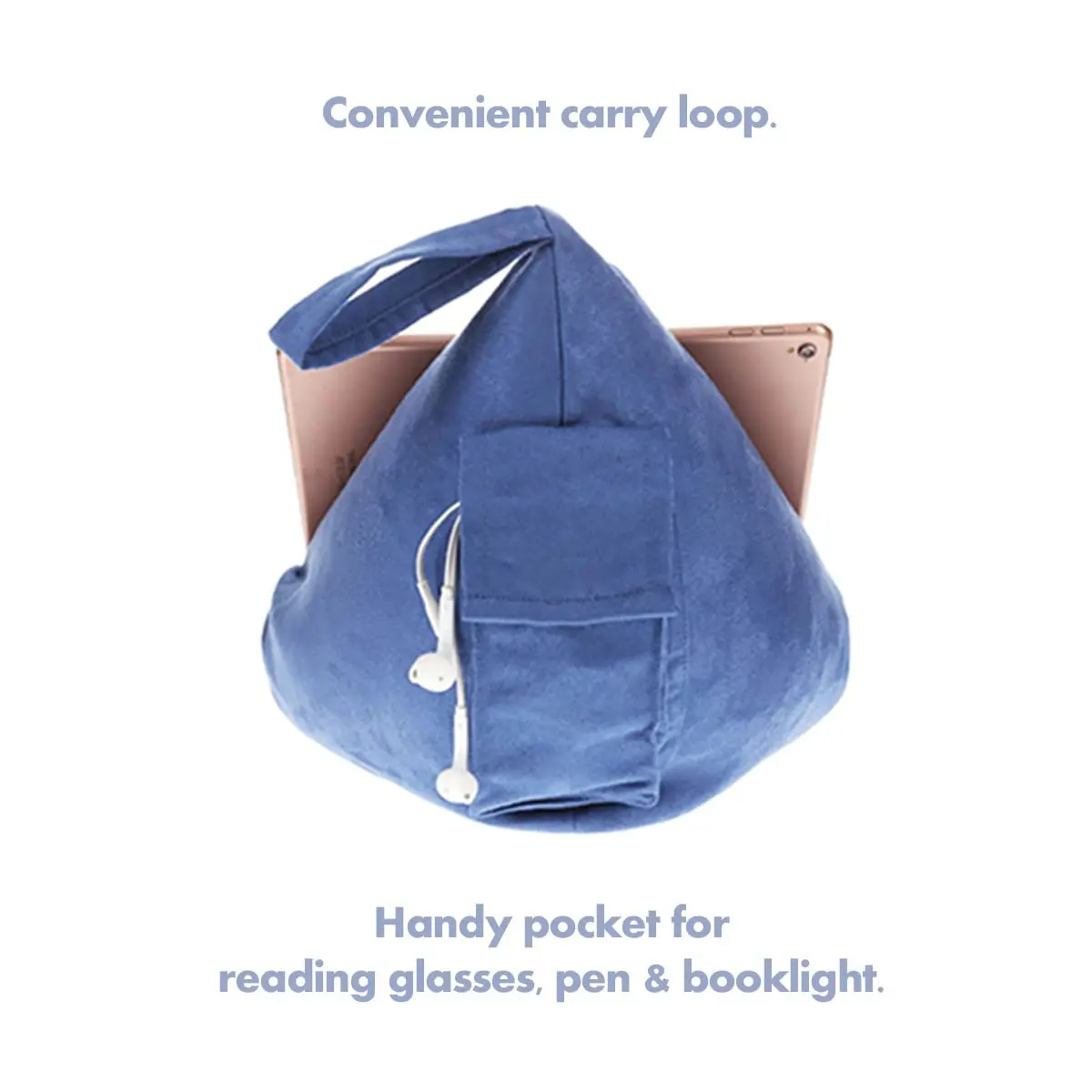 The Book Seat - Charcoal Grey - The Most Comfortable Way to Read Hands Free - view 7