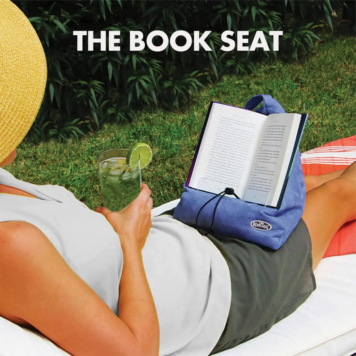 The Book Seat - Charcoal Grey - The Most Comfortable Way to Read Hands Free - view 2