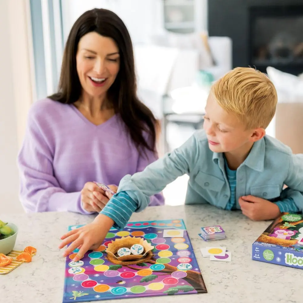 Peaceable Kingdom Hoot Owl Hoot Cooperative Matching Game 13x9x2 inches | Educational Board Game for Kids Ages 4-8 - view 6