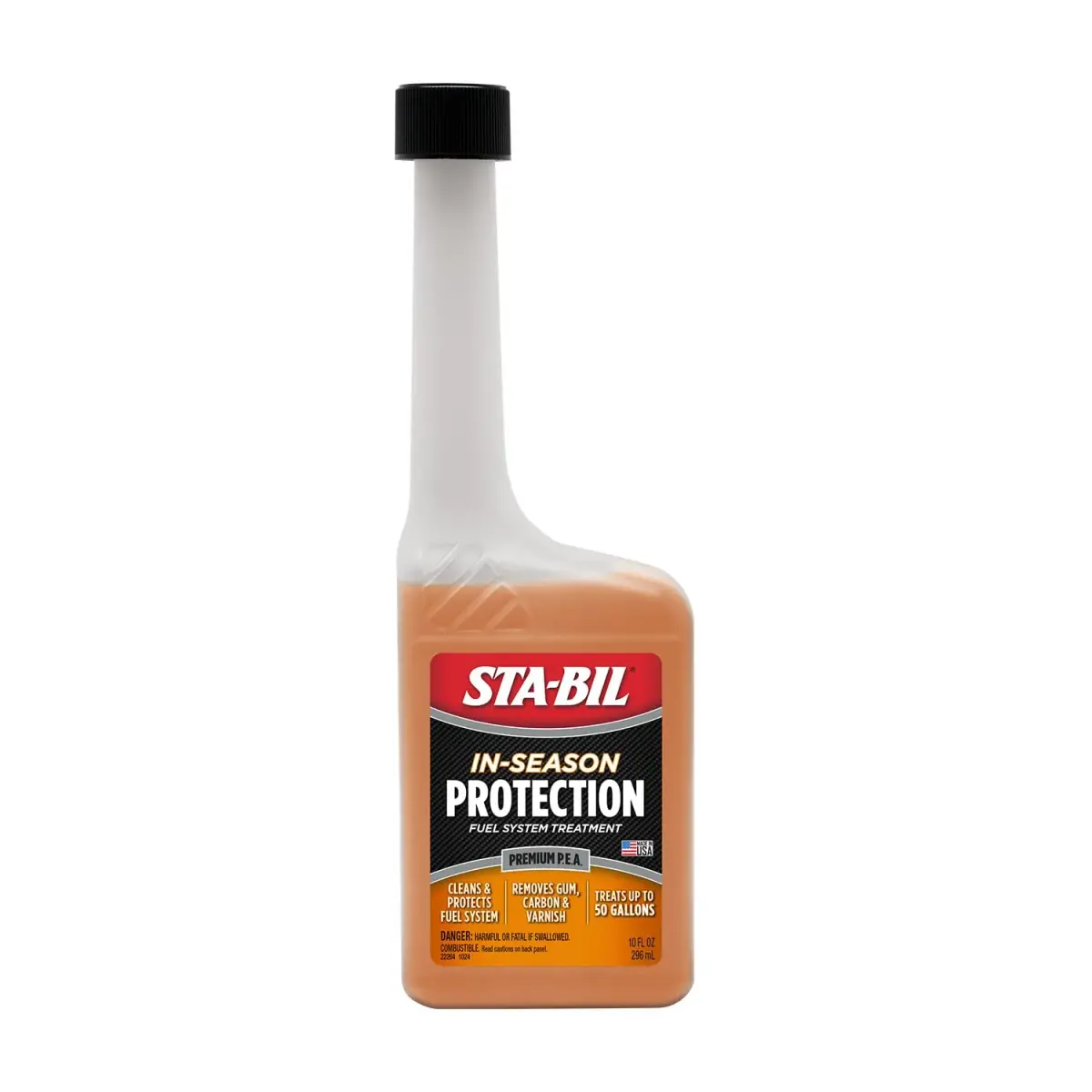 STA-BIL In-Season Fuel System Treatment & Injector Cleaner 296ml (10 Fl Oz) | Cleans Injectors, Stabilizes Fuel - main product image